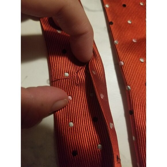 Paul Smith London Red Polkadot Tie - Picture 4 of 12
